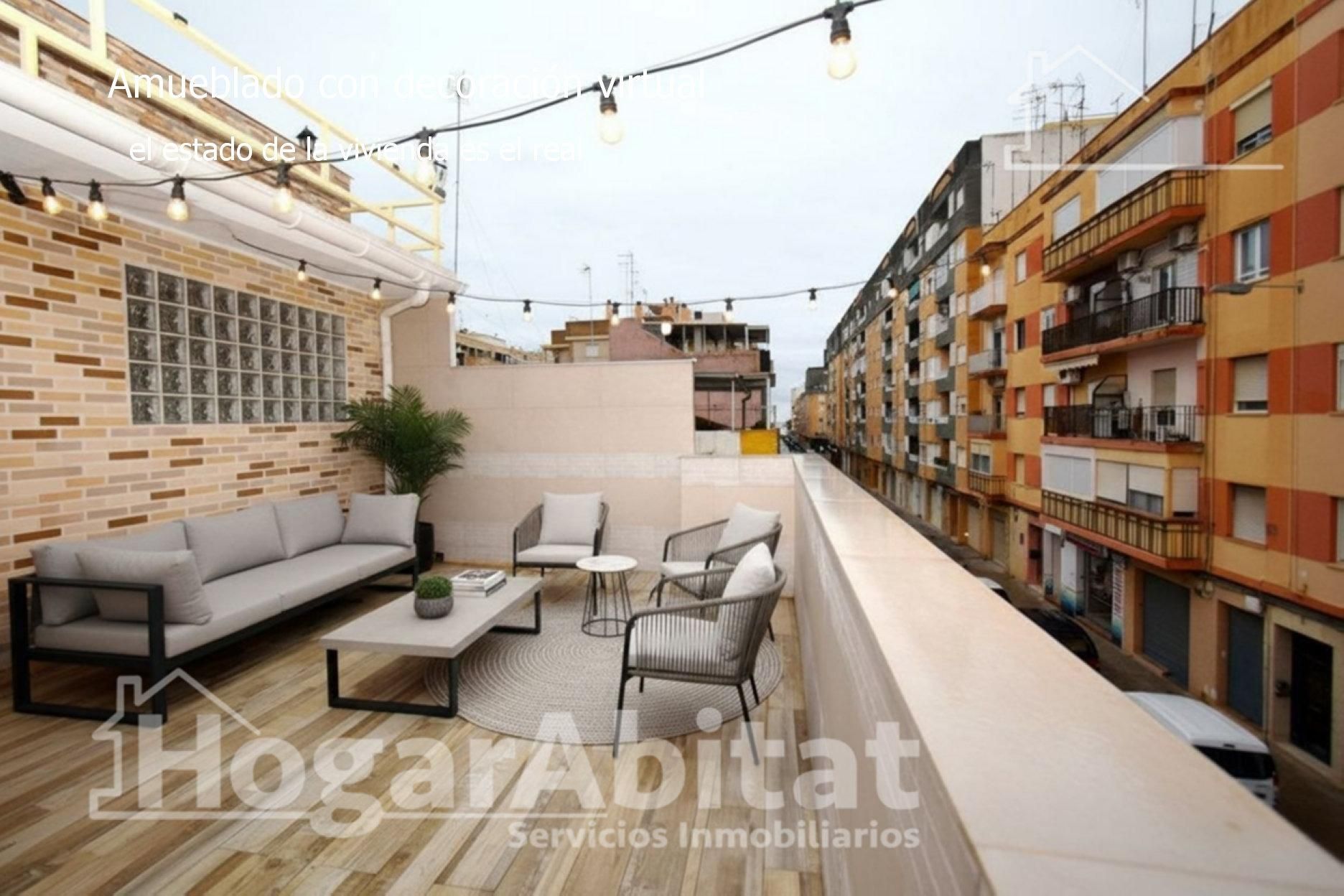 Terrace of House or chalet for sale in Sagunto / Sagunt  with Air Conditioner, Terrace and Storage room
