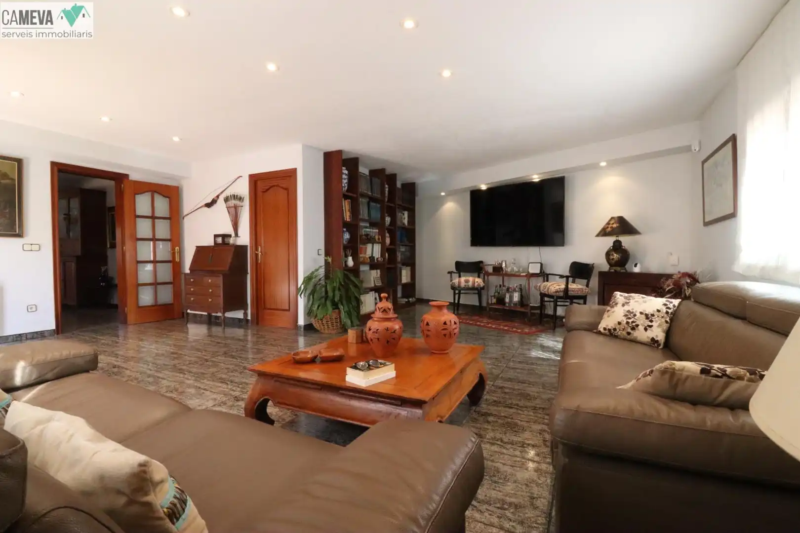 Living room of Houses for sale in Terrassa  with Heating, Private garden and Terrace