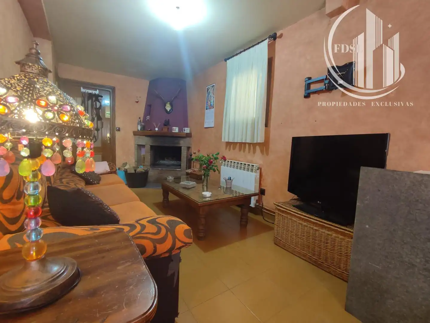 Sala de estar de Casa adosada en venta en Ojacastro con Terraza, Trastero y Amueblado