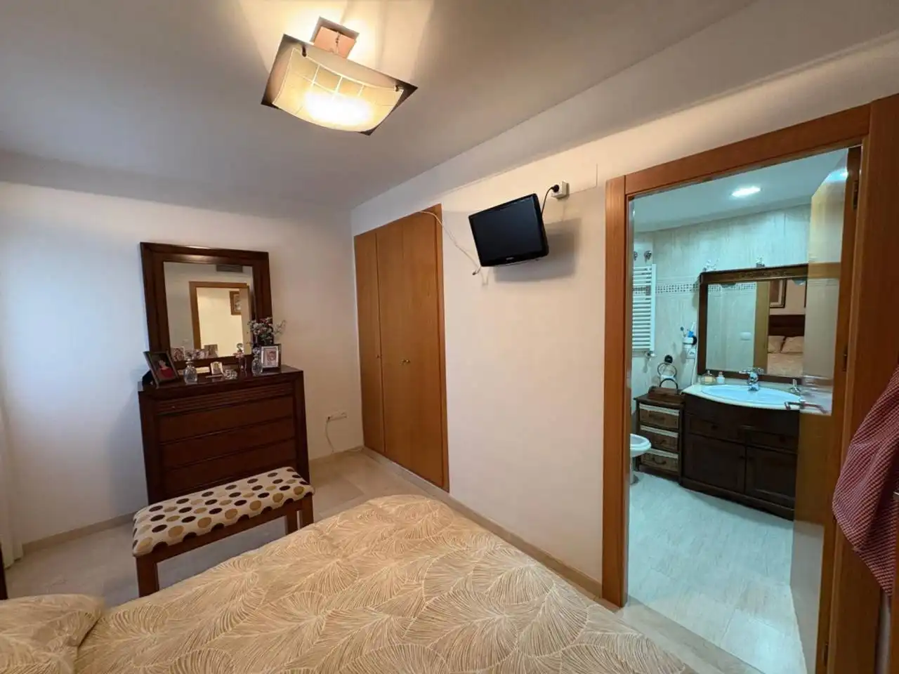 Schlafzimmer von Maisonette zum Verkauf in Castalla mit Klimaanlage, Heizung und Terrasse