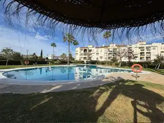 Exterior view of Flat for rent in Marbella  with Air Conditioner, Terrace and Furnished