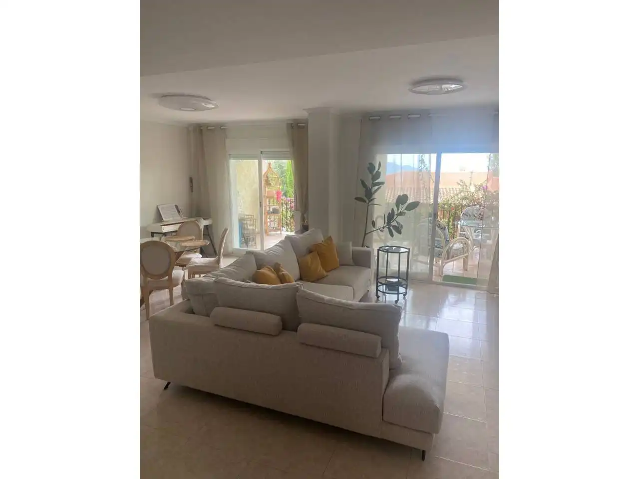 Living room of Detached homes for sale in Alicante / Alacant  with Air Conditioner, Terrace and Furnished