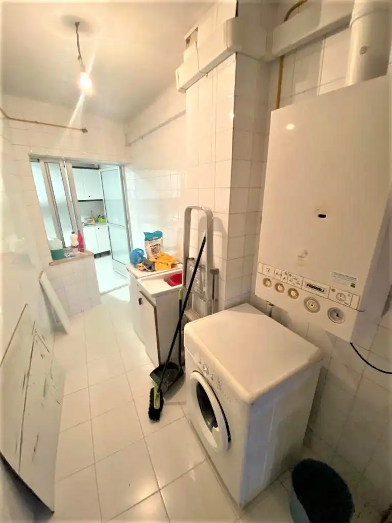 Kitchen of Flat for rent in Cáceres  with Heating, Terrace and Furnished