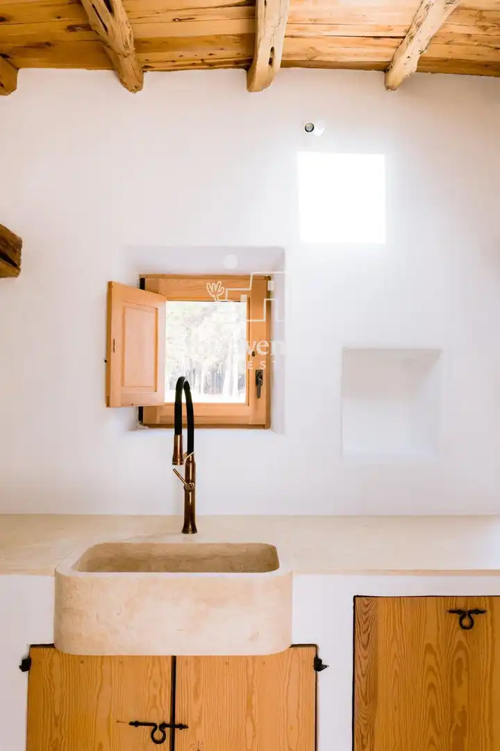 Cocina de Casa o chalet de alquiler en Sant Joan de Labritja con Aire acondicionado, Calefacción y Jardín privado
