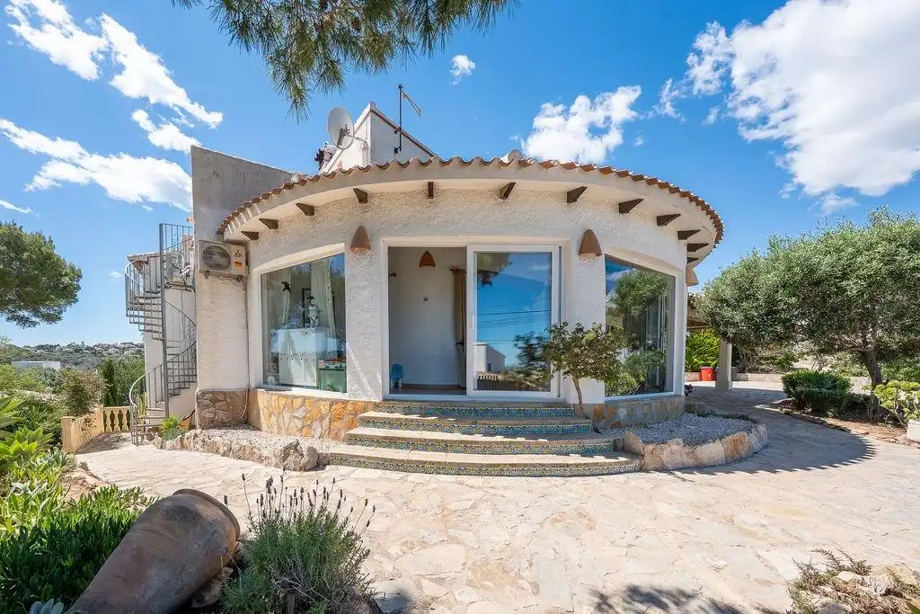Exterior view of Houses for sale in Jávea / Xàbia  with Air Conditioner, Heating and Private garden