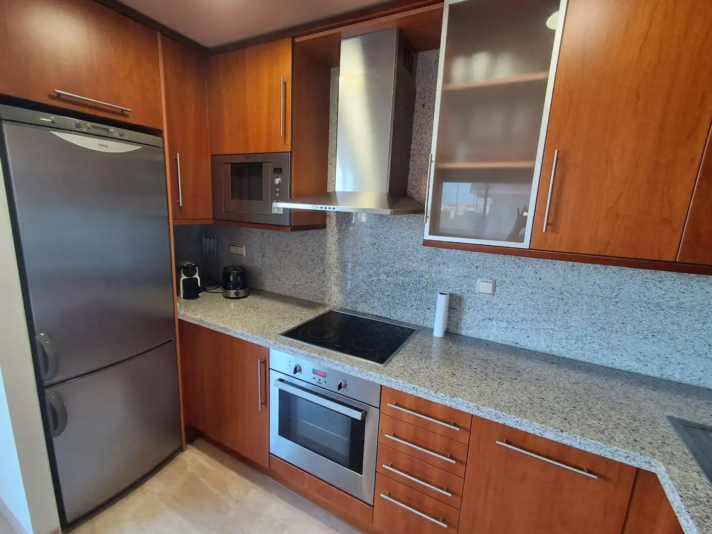 Küche von Wohnung zum Verkauf in L'Ampolla mit Klimaanlage, Heizung und Terrasse