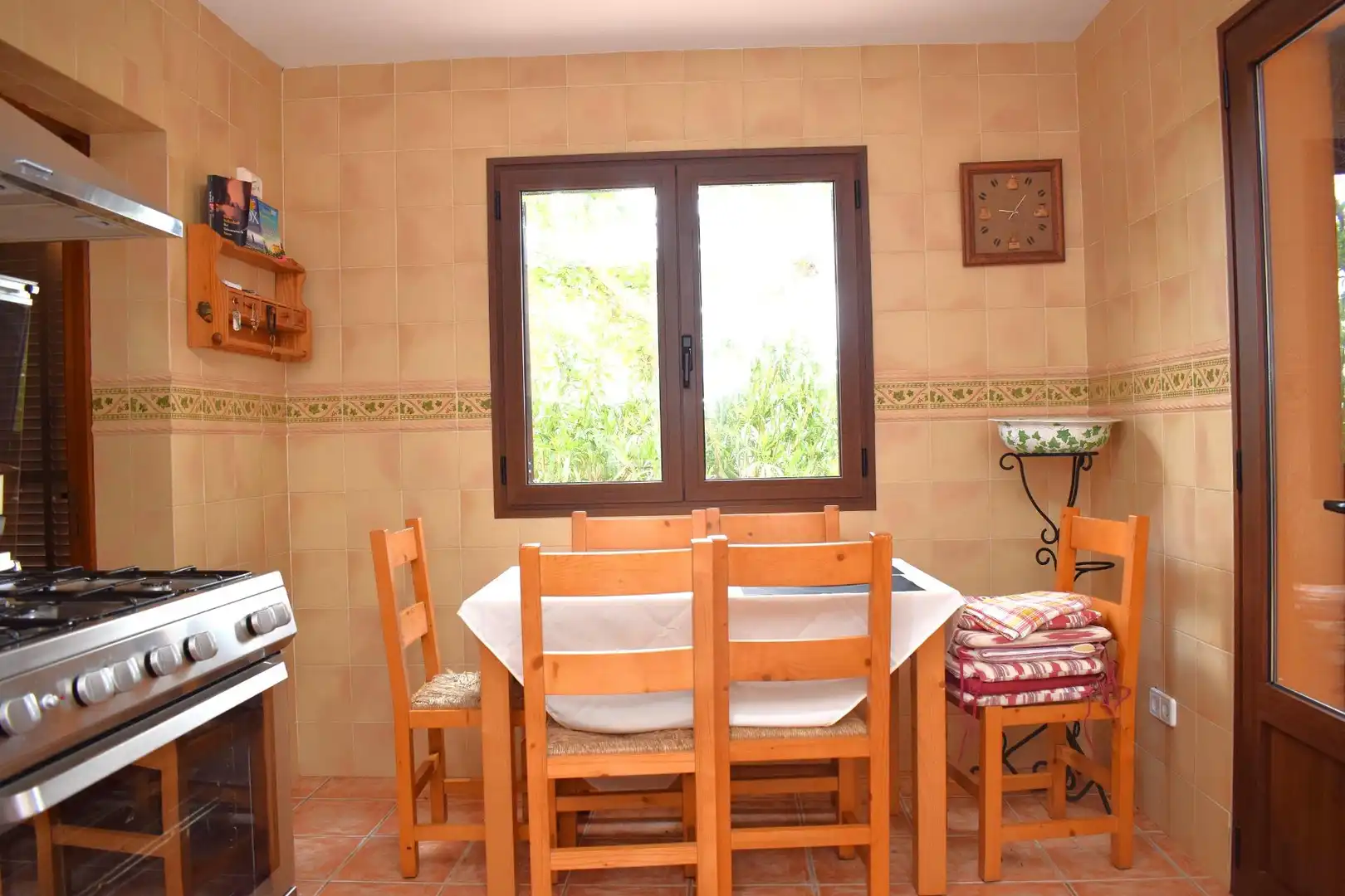 Esszimmer von Country house zur Miete in Sa Pobla mit Privatgarten, Terrasse und Möbliert