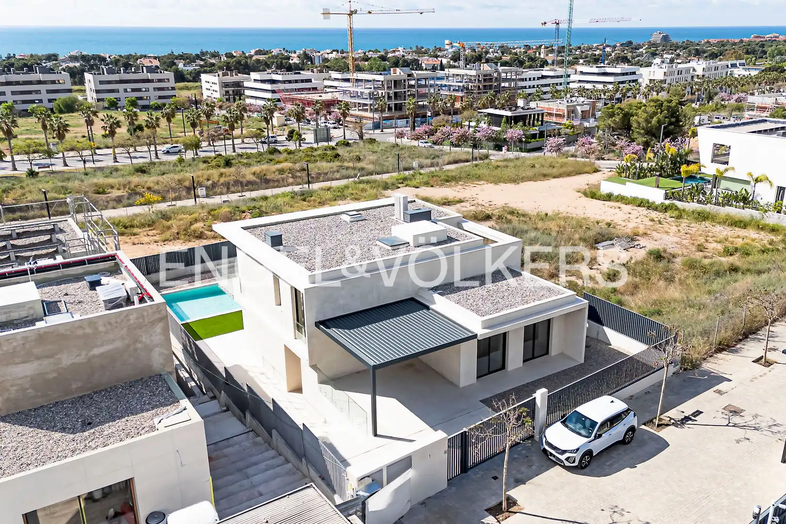 Exterior view of Houses for sale in Sitges  with Air Conditioner, Heating and Private garden