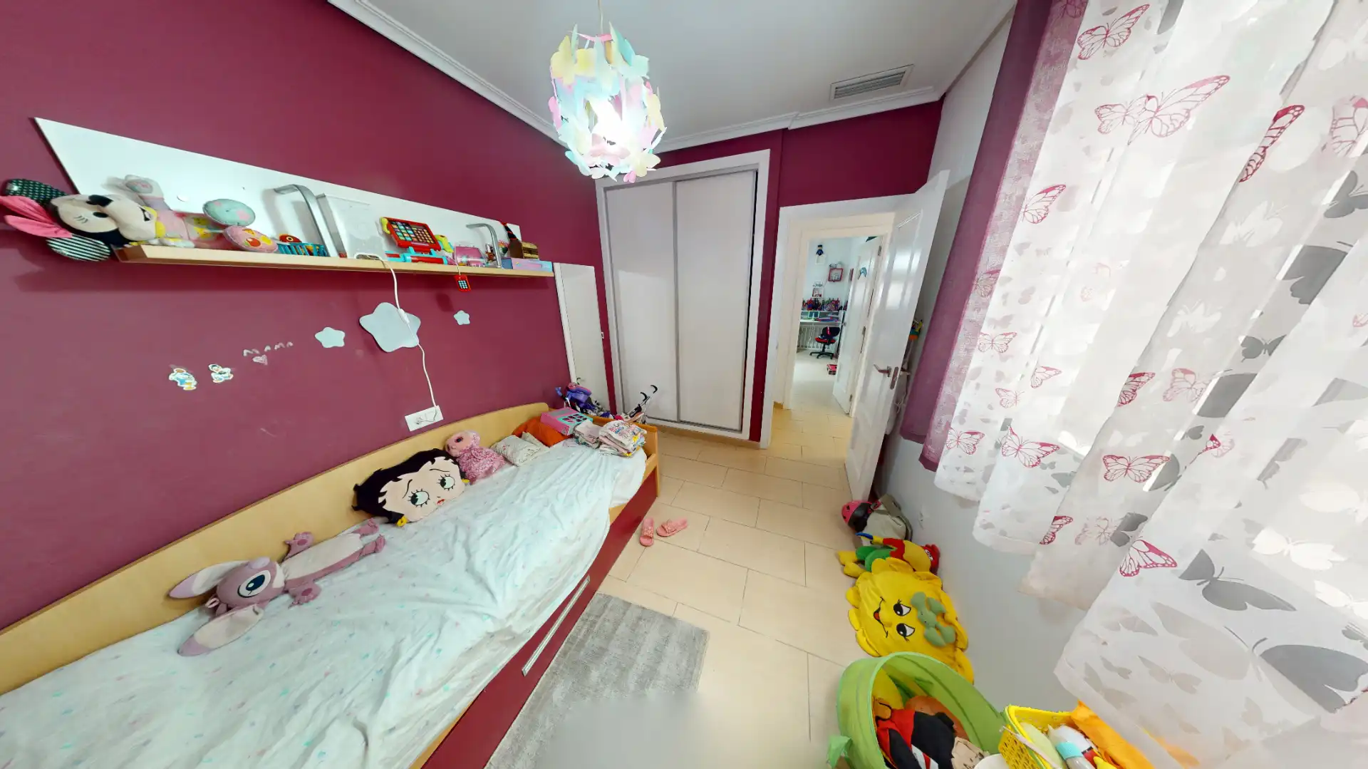 Schlafzimmer von Wohnung zum Verkauf in Alicante / Alacant mit Klimaanlage, Heizung und Parkett