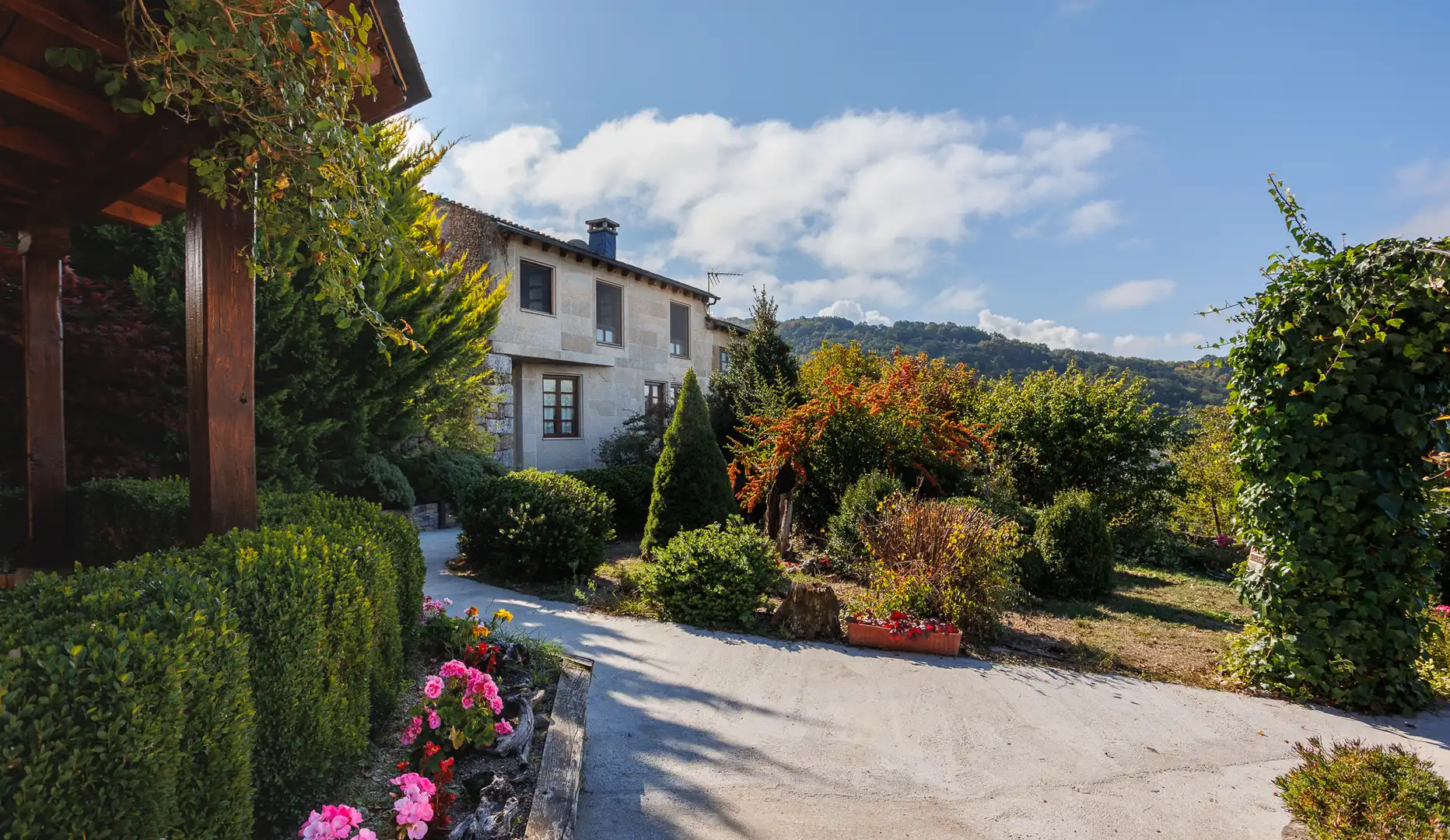 Garden of Commercial properties for sale in A Veiga 