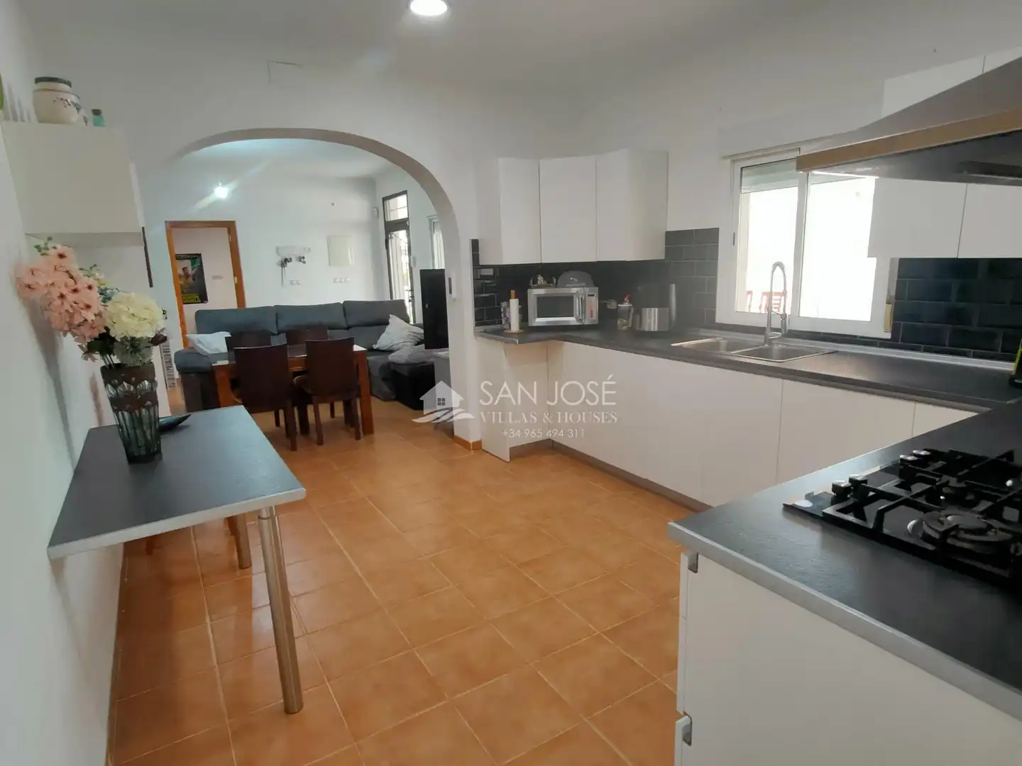 Cocina de Casa o chalet en venta en Aspe con Calefacción, Jardín privado y Trastero