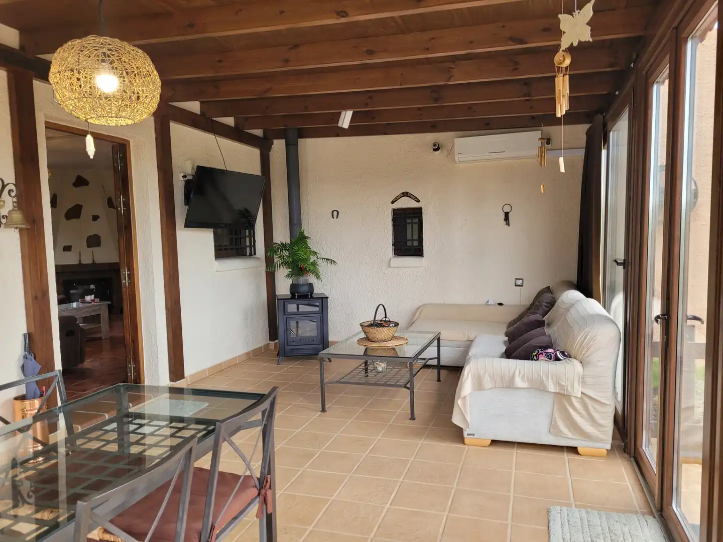 Terrace of Detached homes for sale in Mojácar  with Air Conditioner, Heating and Private garden