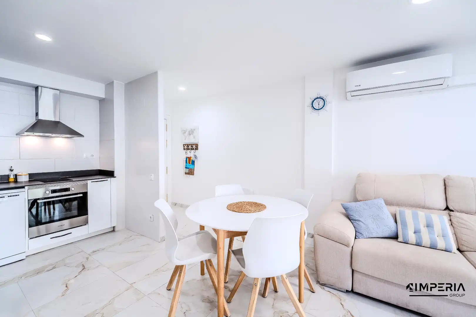 Sala de estar de Piso en venta en Alcanar con Aire acondicionado, Calefacción y Terraza