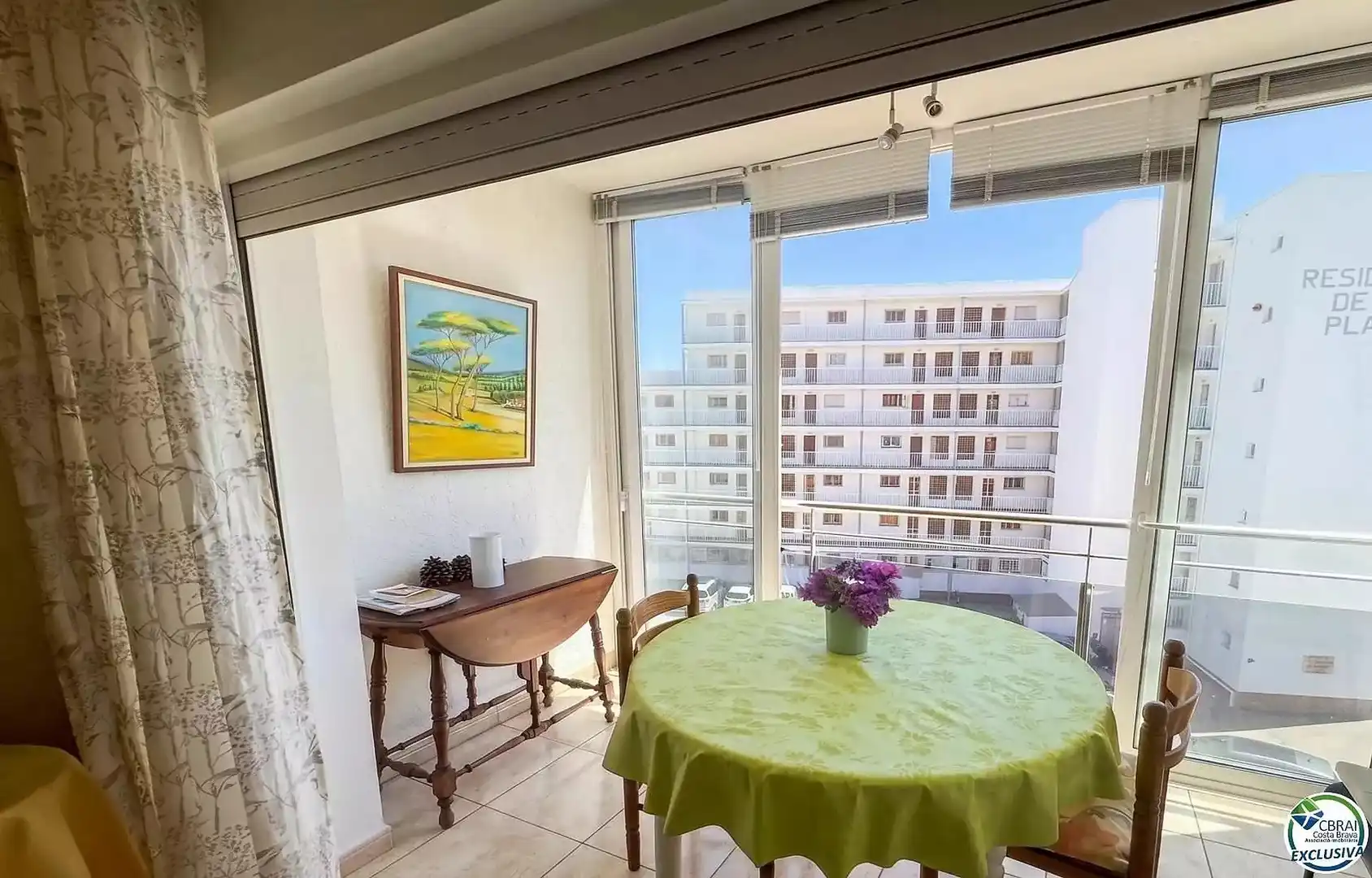 Balcony of Flat for sale in Roses  with Terrace and Furnished