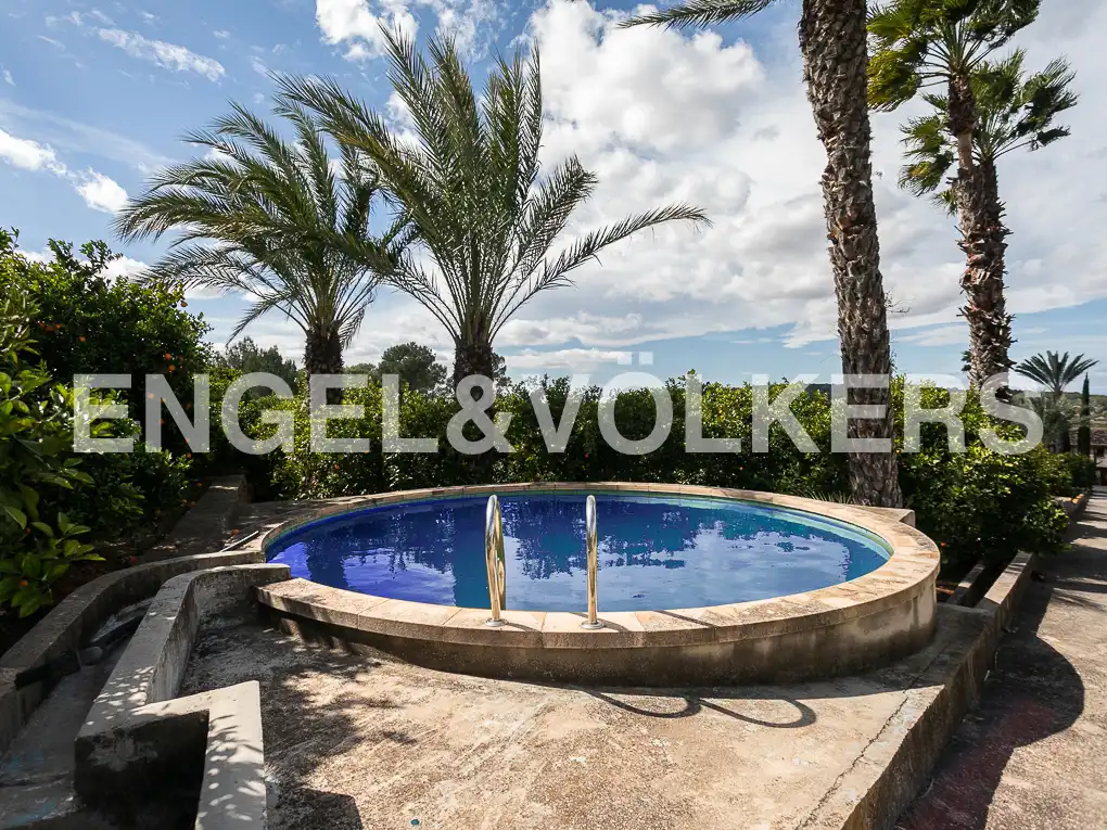 Piscina de Casa o xalet en venda en Carcaixent amb Calefacció, Jardí privat i Terrassa