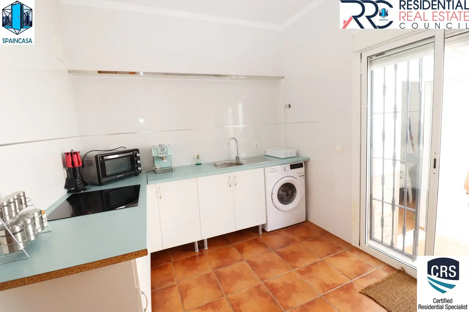 Cocina de Casa adosada en venta en Cartaya con Alarma