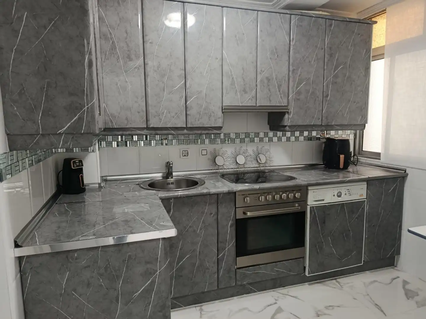 Kitchen of Flat for sale in Valladolid  with Heating and Storage room