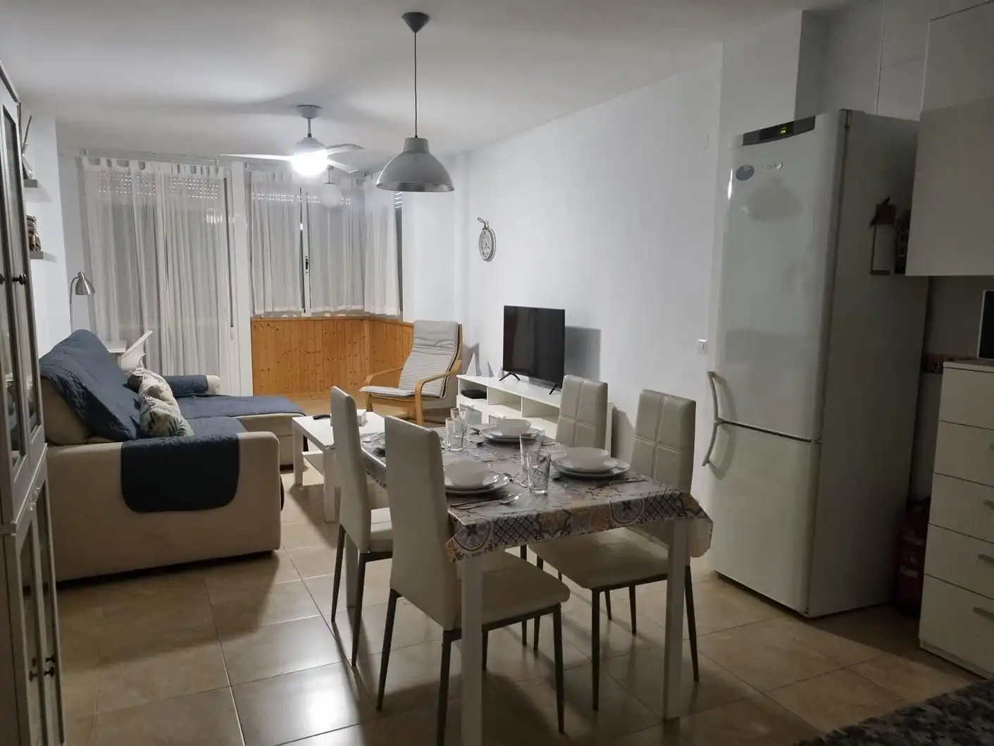 Comedor de Apartamento de alquiler en Torrox con Aire acondicionado, Calefacción y Amueblado