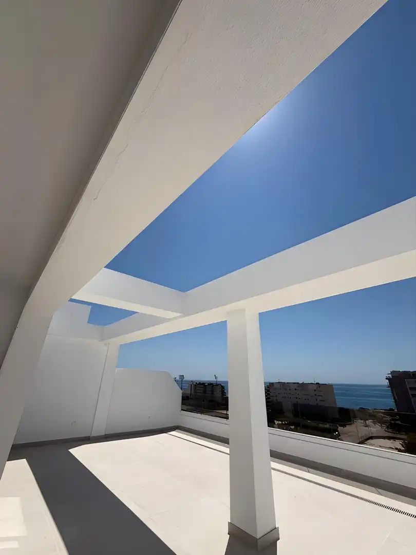 Terraza de Ático en venta en Villajoyosa / La Vila Joiosa con Aire acondicionado, Calefacción y Jardín privado