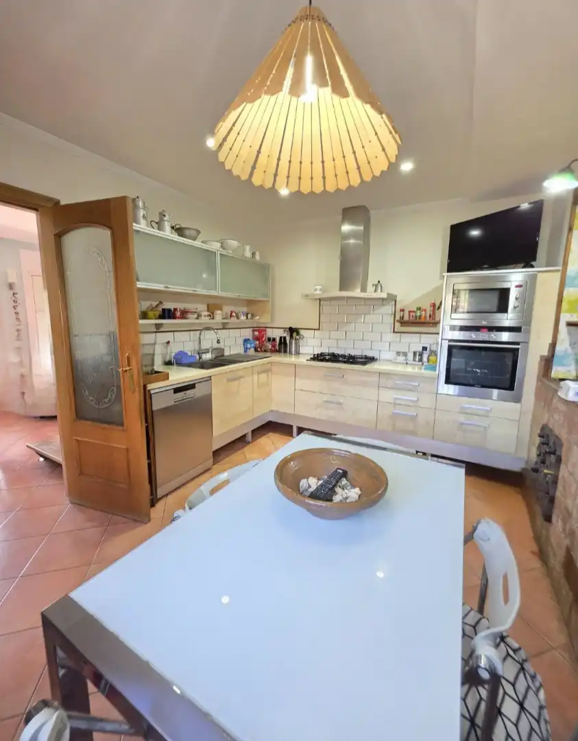 Cocina de Casa o chalet en venta en Sant Fost de Campsentelles con Aire acondicionado, Calefacción y Jardín privado