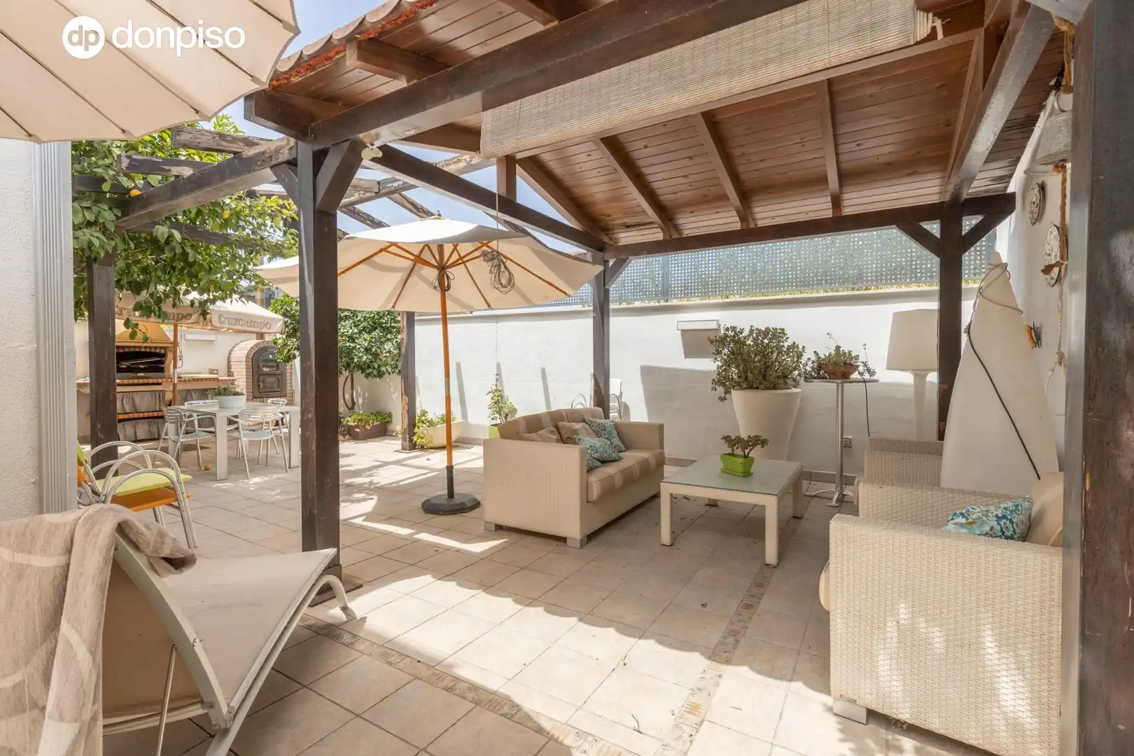 Terraza de Casa adosada en venta en Granada con Aire acondicionado, Calefacción y Balcón
