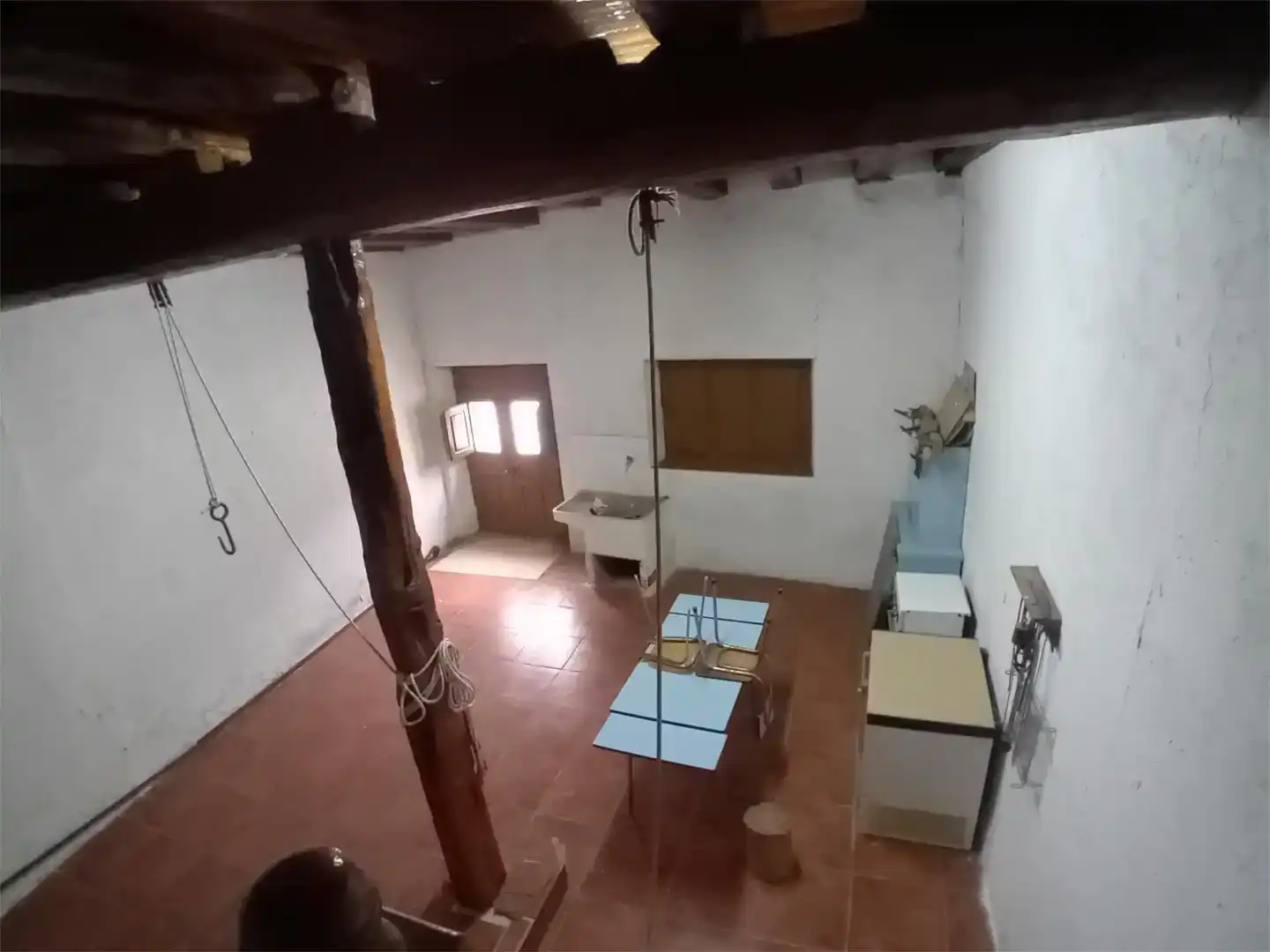 Cuina de Casa adosada en venda en Cabrejas del Pinar amb Traster, Moblat i Balcó