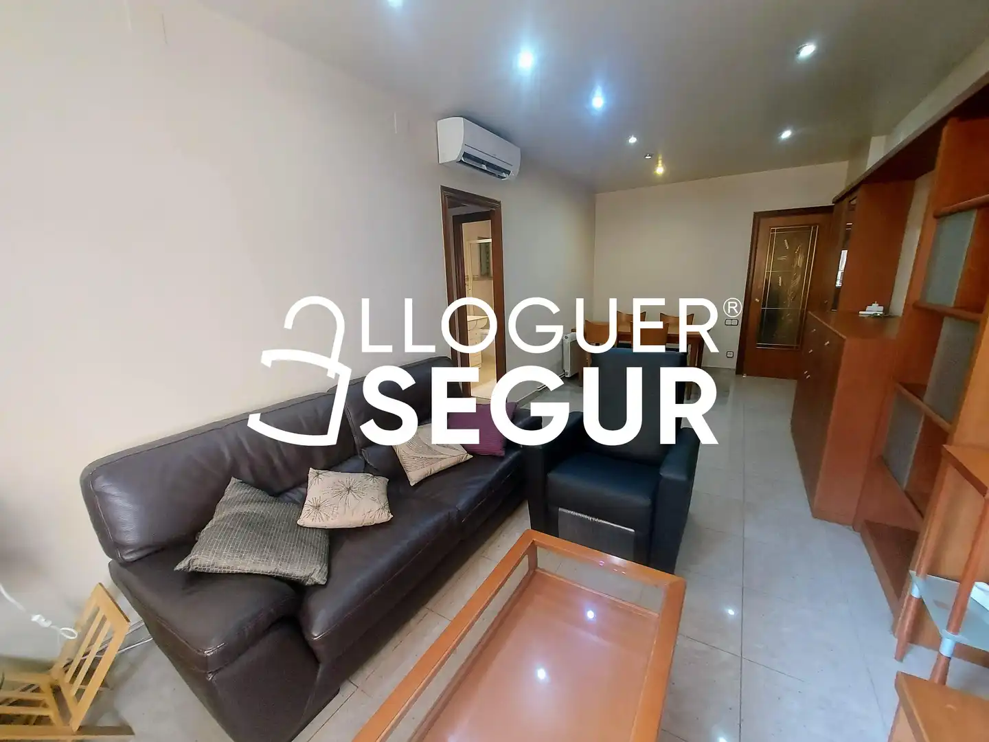 Living room of Flat for rent in Barcelona  with Air Conditioner, Heating and Furnished