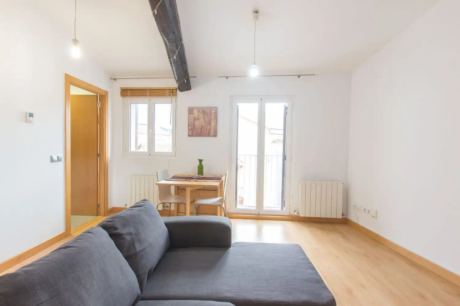 Sala de estar de Piso en venta en  Pamplona / Iruña con Calefacción y Balcón