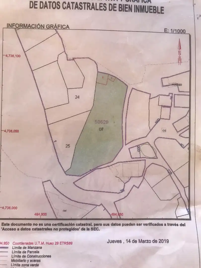 Terreno en venta en Muros