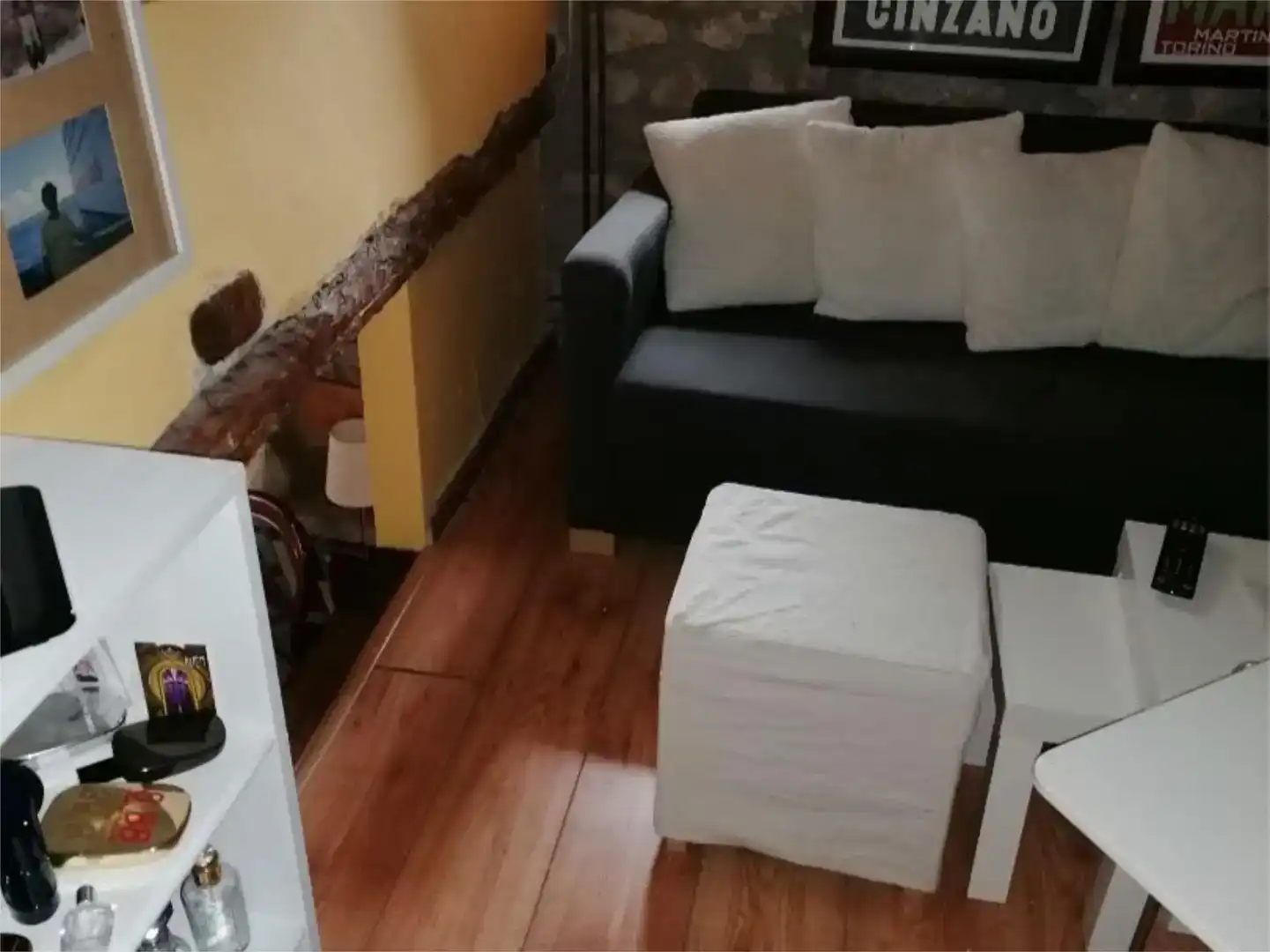 Sala de estar de Casa adosada en venta en Arén con Trastero, Amueblado y Horno
