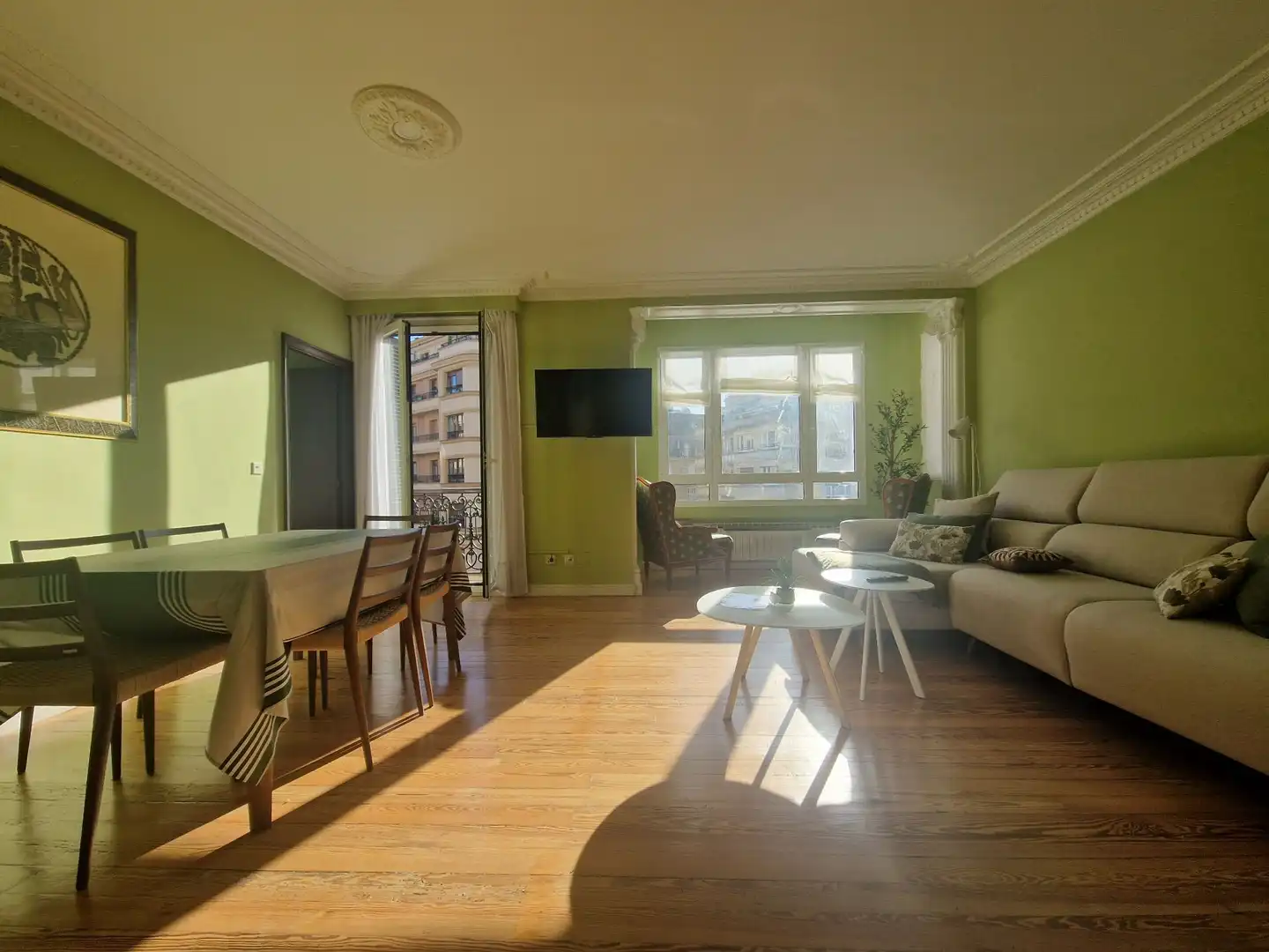 Sala d'estar de Pis de lloguer en Donostia - San Sebastián 