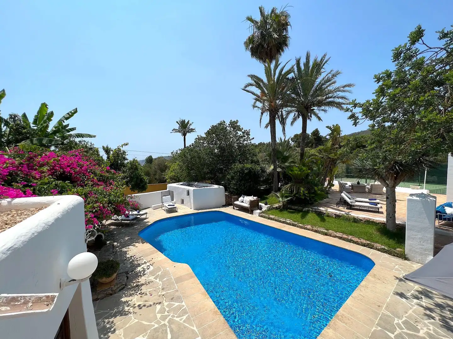 Swimming pool of Houses for sale in Sant Antoni de Portmany  with Air Conditioner, Heating and Private garden
