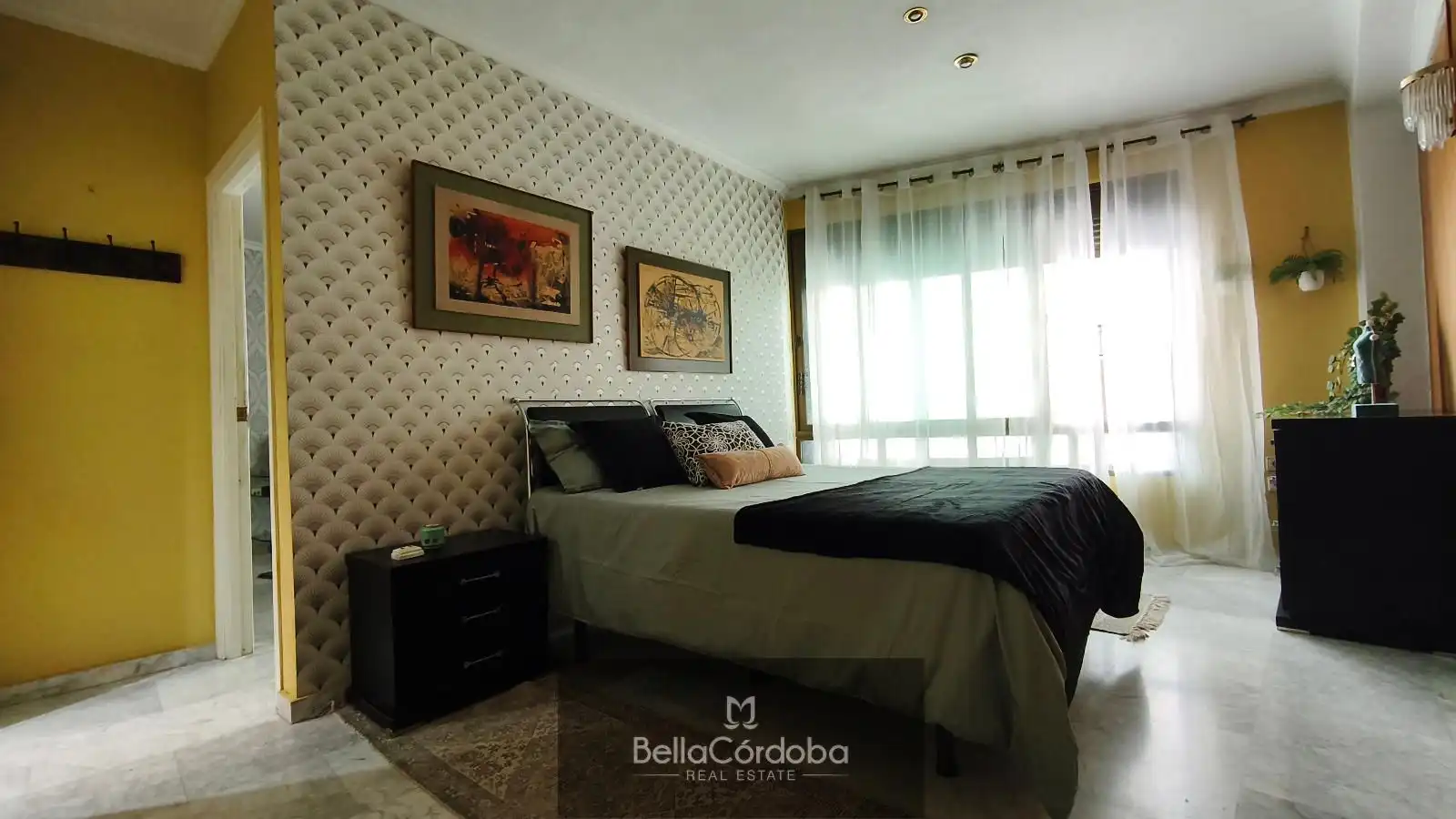 Bedroom of Flat for rent in Córdoba  with Air Conditioner