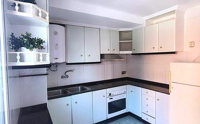 Kitchen of Flat for sale in Gijón   with Heating, Private garden and Parquet flooring