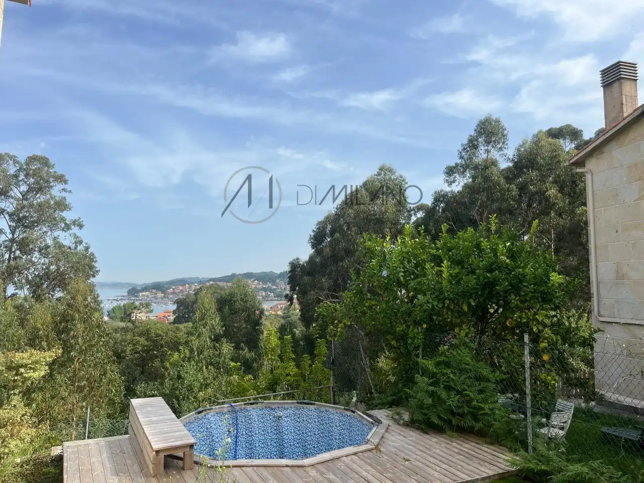 Terraza de Casa o chalet en venta en Cangas  con Calefacción, Jardín privado y Terraza