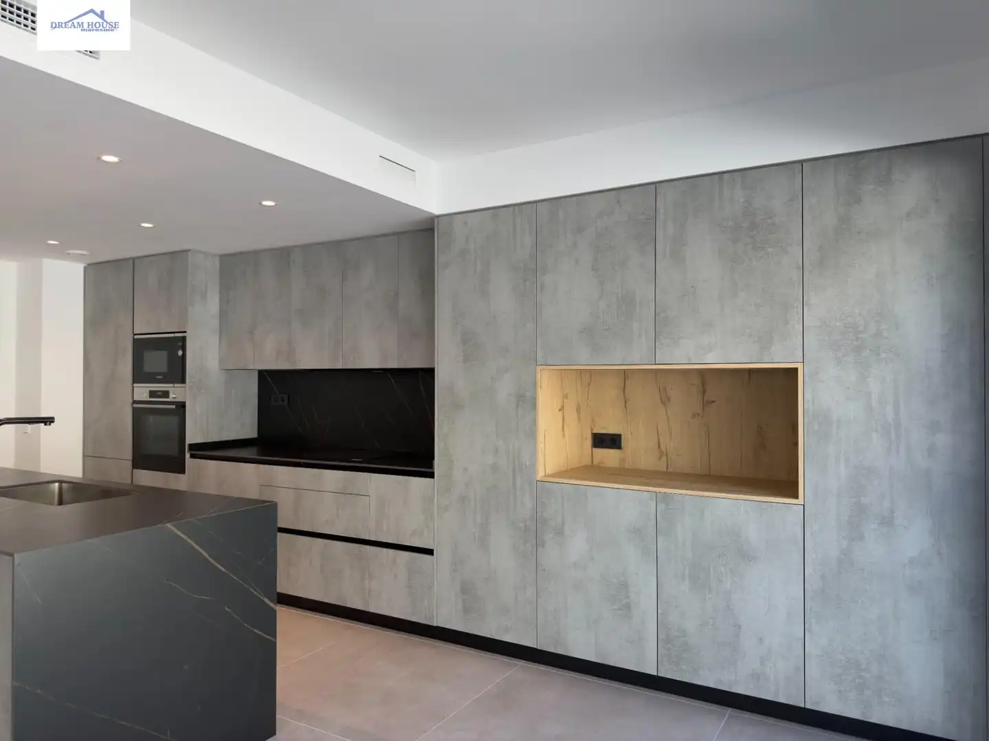 Kitchen of Flat for rent in Alella  with Heating and Community pool