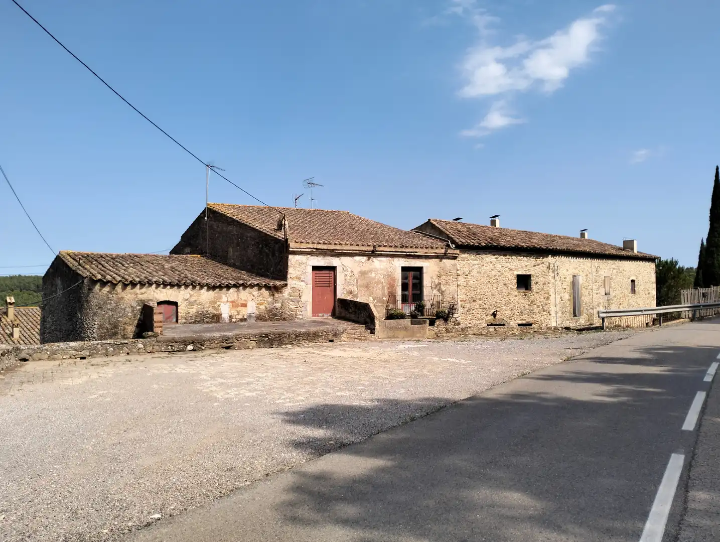 Vista exterior de Finca rústica en venta en Vilopriu con Terraza y Balcón