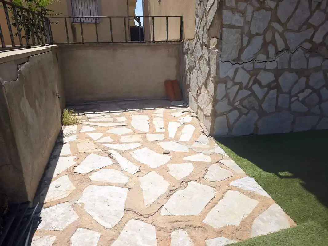 Terraza de Casa adosada en venta en Paracuellos de Jiloca con Aire acondicionado, Calefacción y Jardín privado