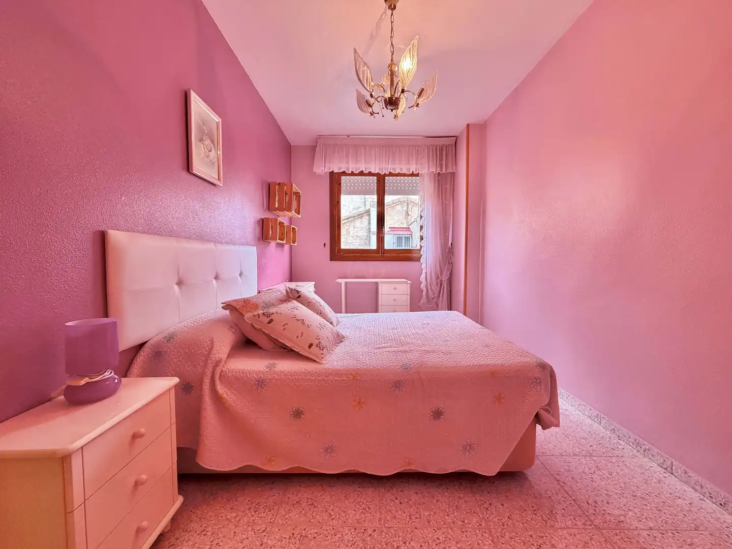 Bedroom of Flat for sale in Abarán  with Air Conditioner and Heating