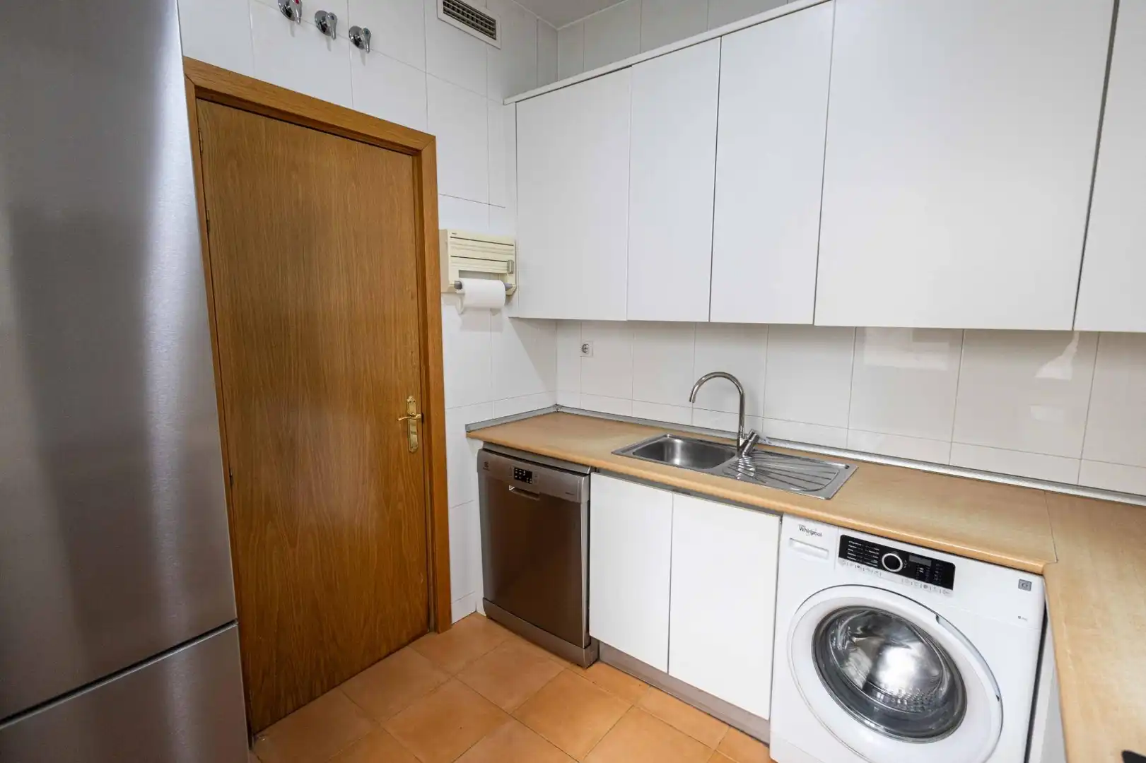 Cocina de Piso de alquiler en Madrid con Aire acondicionado, Calefacción y Parquet