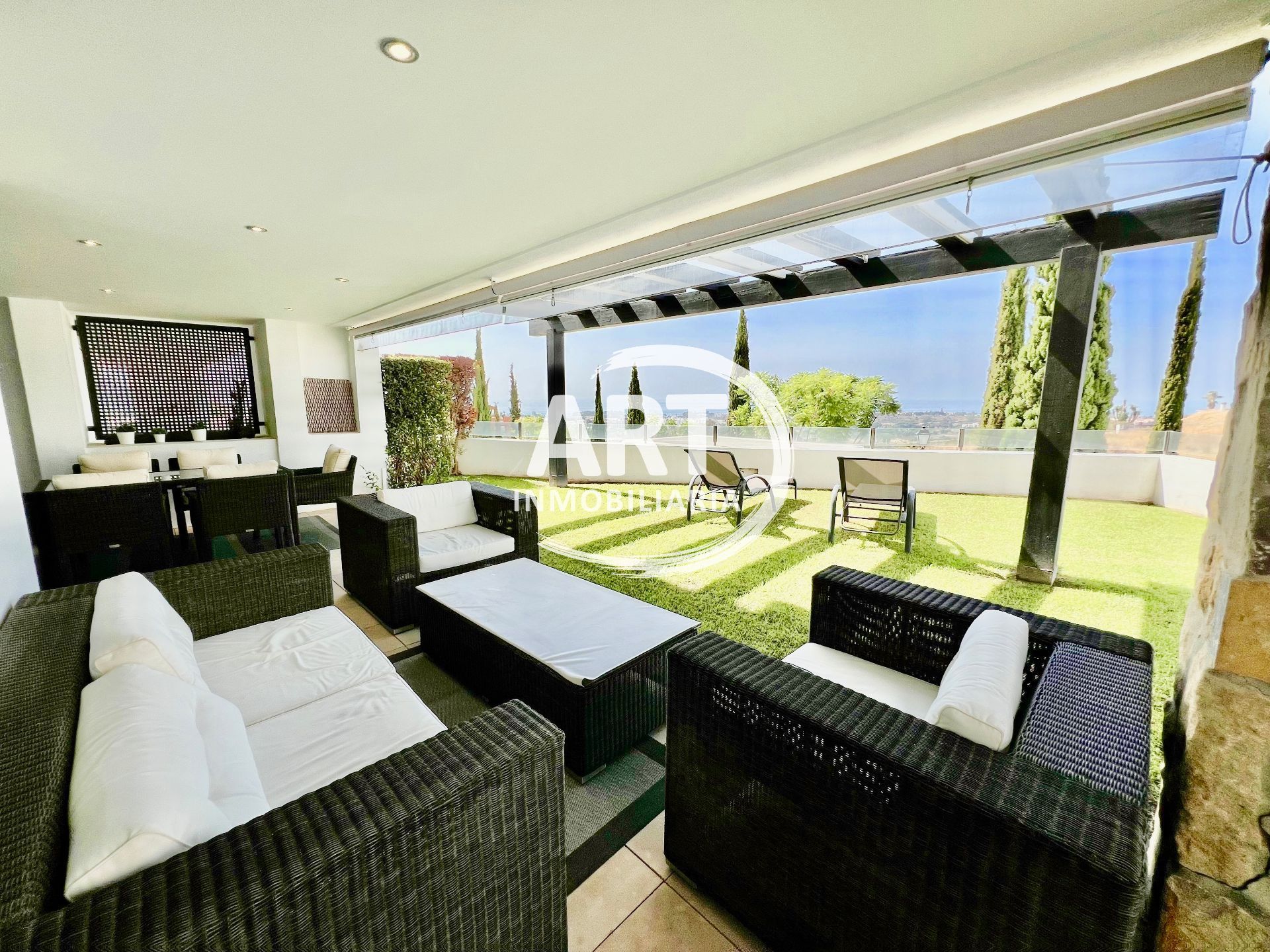 Terrace of Apartment for sale in Benahavís  with Air Conditioner, Heating and Private garden