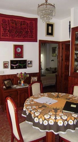 Esszimmer von Einfamilien-Reihenhaus zum Verkauf in Málaga Capital mit Klimaanlage, Heizung und Terrasse