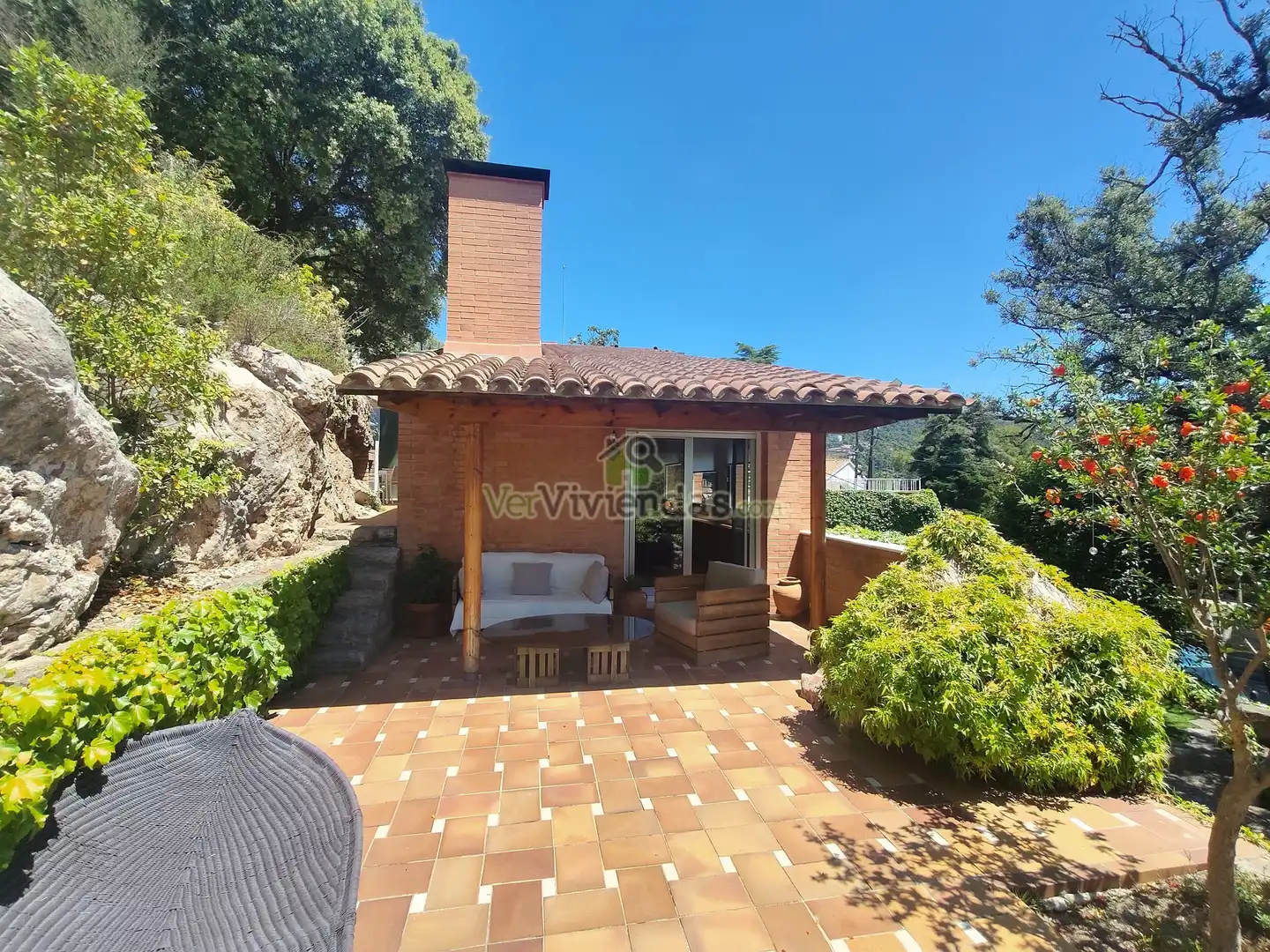 Jardí de Casa o xalet en venda en Castellar del Vallès amb Calefacció, Jardí privat i Parquet