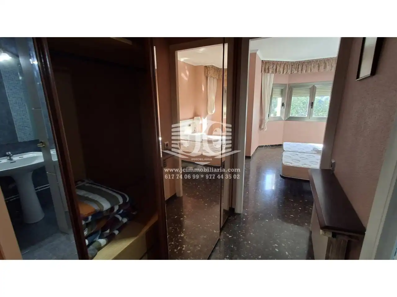 Bedroom of Flat for rent in Tortosa  with Heating, Furnished and Balcony
