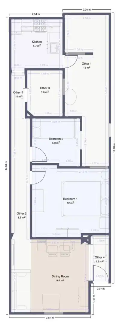 Habitación de Casa o chalet en venta en Málaga con Aire acondicionado y Amueblado