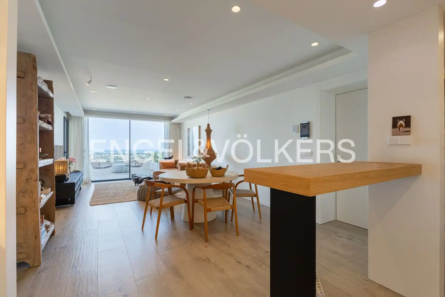 Dining room of Flat for sale in Pedreguer  with Air Conditioner, Heating and Private garden