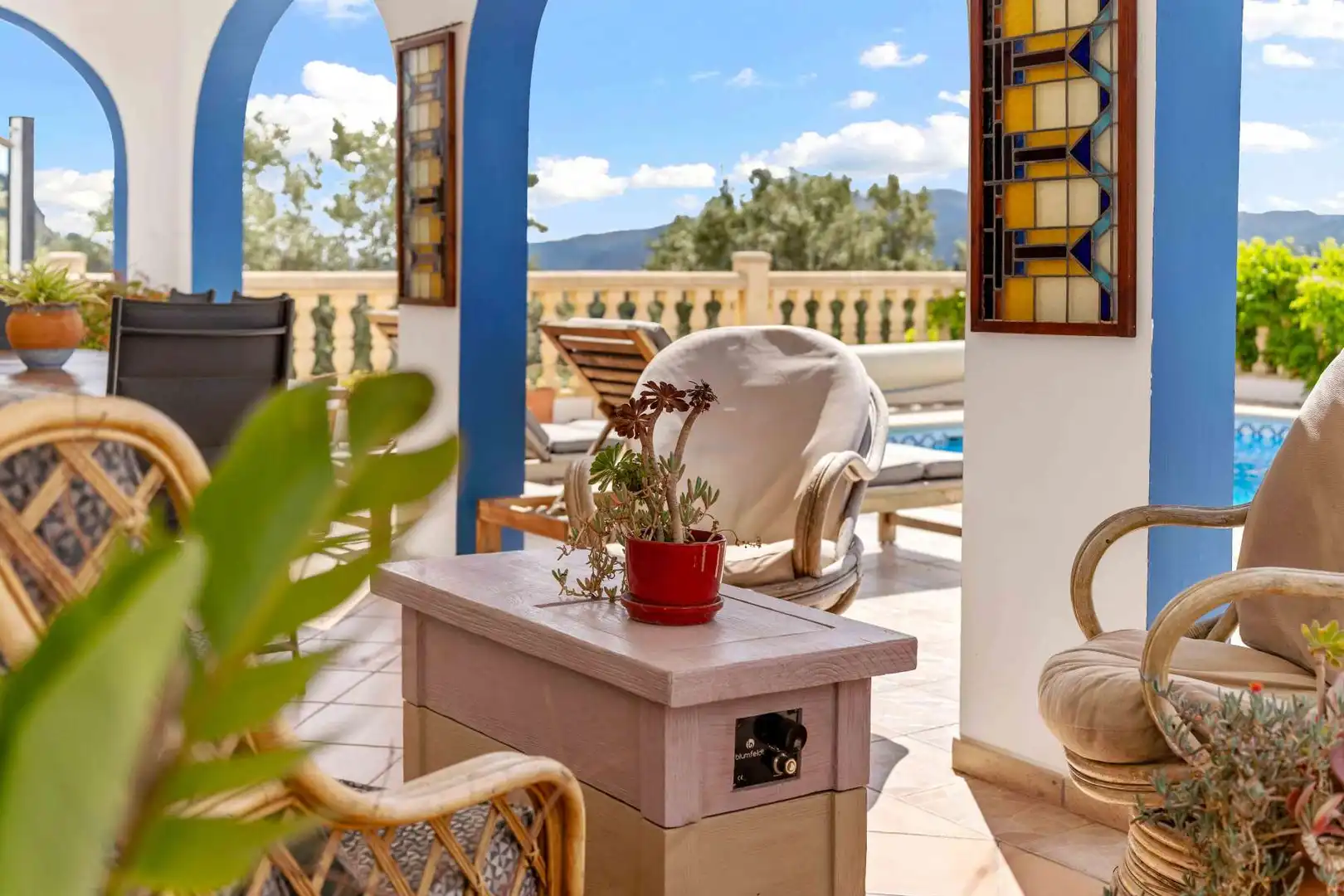 Terraza de Casa o chalet en venta en Murla con Aire acondicionado, Calefacción y Jardín privado