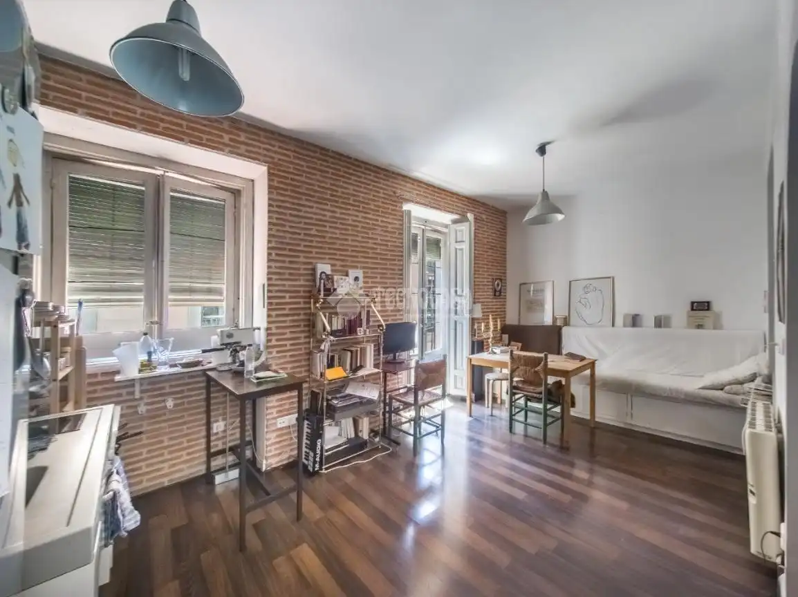 Sala de estar de Piso en venta en Madrid