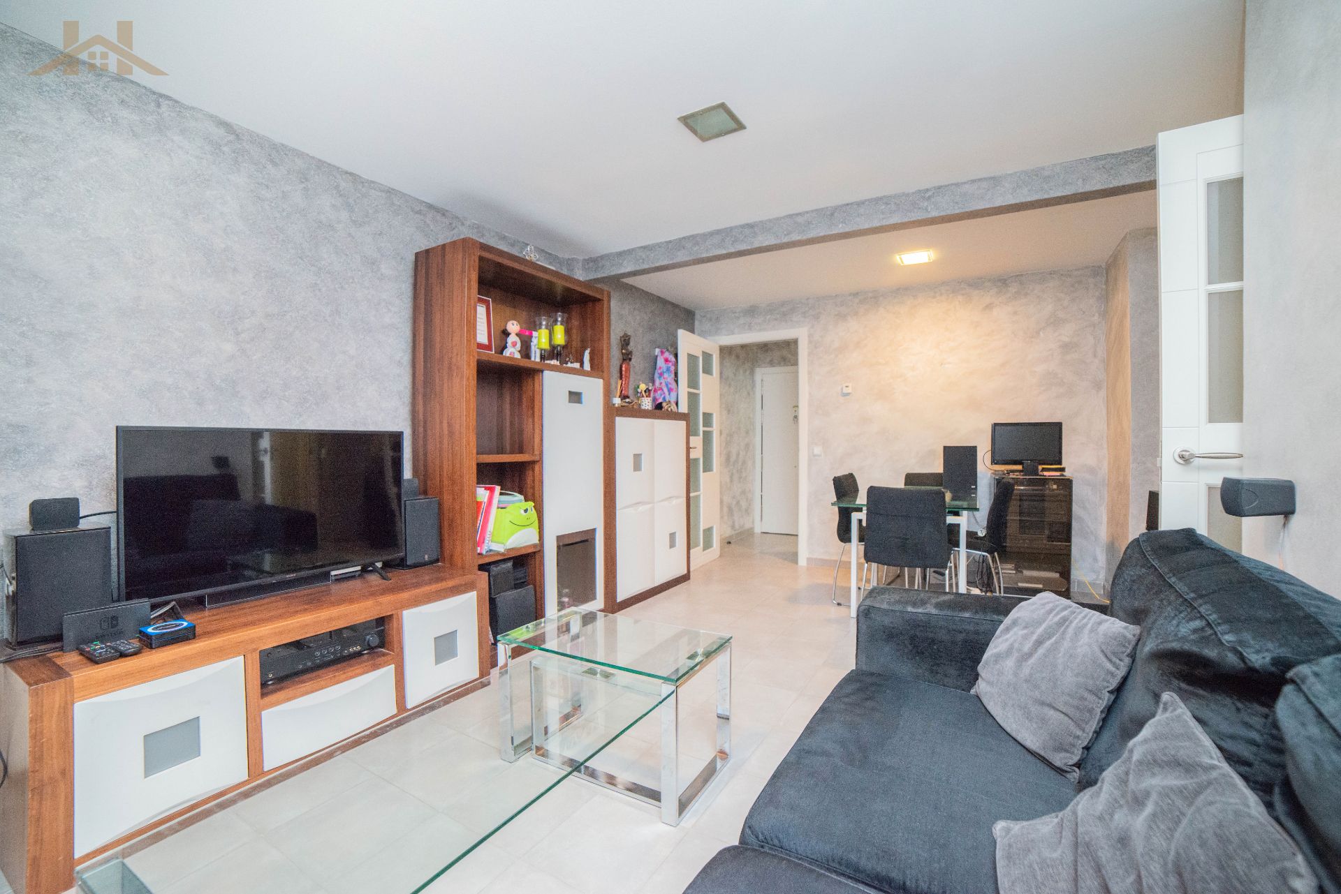 Sala d'estar de Pis en venda en Pinto amb Calefacció i Terrassa