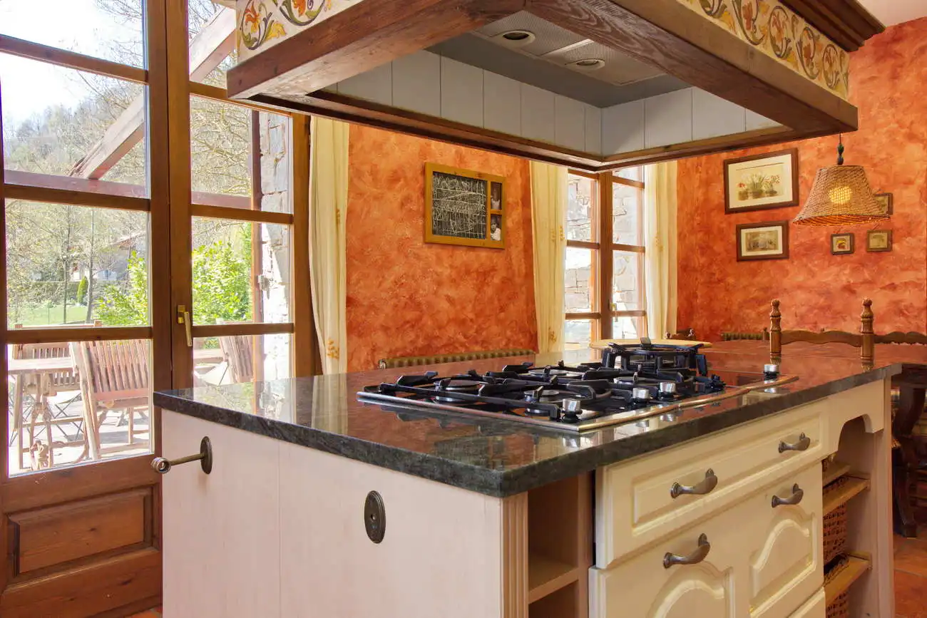 Cocina de Casa o chalet en venta en Camprodon con Calefacción, Jardín privado y Parquet